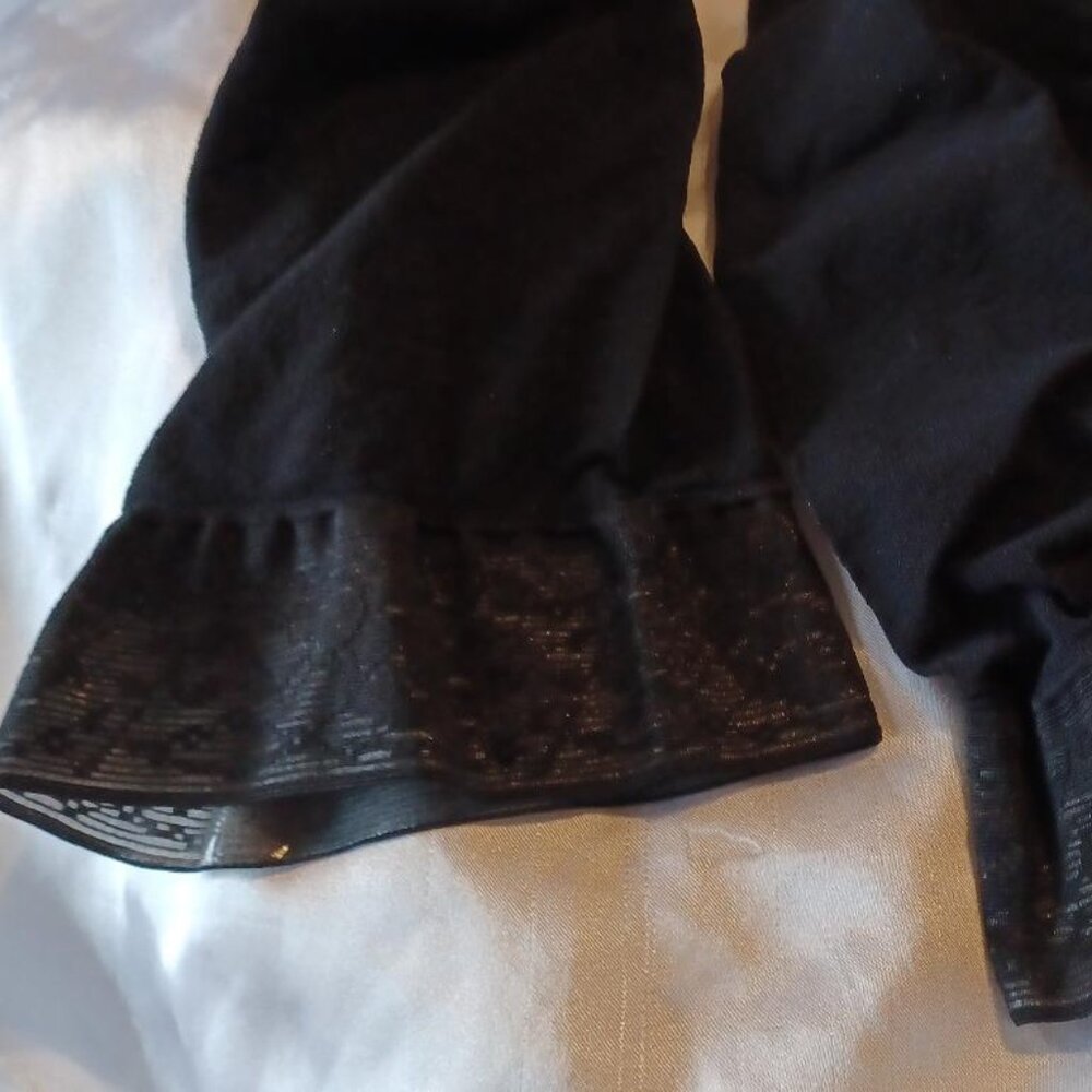 Nib Sigvaris Soft Opaque Compression 842 Black Th… - image 6